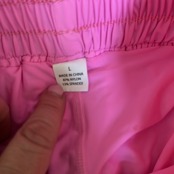 New in package ! PINK size large shorts built in short liner - Picture 5 of 6